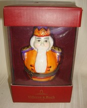 Villeroy &amp; Boch CHRISTMAS NUTCRACKER KING TRINKET BOX 1748 Porcelain NEW - £14.78 GBP