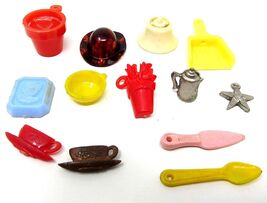 13 Dollhouse Accessories Vintage Bubble Gum Machine Charms 1950s Miniatu... - $12.86