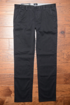 HUGO BOSS Homme Rice1-D Slim Fit Coton Extensible Noir Kaki Pantalon Chino 38R - £50.42 GBP