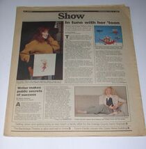 Tiffany Show Newspaper Supplement Vintage 1990 Cover Story Slapback The ... - $19.99