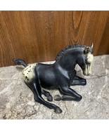 Vintage Breyer Model Horse Black Appaloosa Foal Lying Down - $24.59 CAD