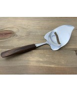 MCM Cheese Plane Slicer Vintage Serrated Edge Angled Teak Handle Panser - €12,76 EUR