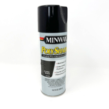 Minwax PolyShades CLASSIC BLACK GLOSS 10.75 oz Stain &amp; Polyurethane Spra... - £31.25 GBP