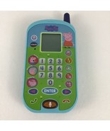 VTech Peppa Pig Let&#39;s Chat Learning Phone Numbers Counting Phrases Educa... - $29.72 CAD