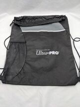 Ultra Pro Black Promotional Drawstring Bag 13&quot; X 16&quot; - $7.79
