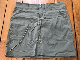Columbia Omni Shield Green Nylon Travel Quick Dry Hiking Outdoor Skirt 6... - $26.99