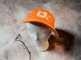 University of Tennesee System Logo Hitwear College Mesh Orange Snapback Hat Cap - £20.89 GBP