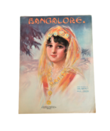 Vtg Earl Burtnett AJ Stasny Music Co Bangalore Sheet Music Nice Cover Ar... - $19.99