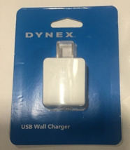 New Dynex Usb Wall Charger Blue / White DX-MAC1UB Ac Adapter 5W/1amp - £5.87 GBP
