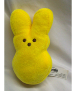 Just Born SOFT PEEPS YELLOW BUNNY PEEP 5&quot; Plush STUFFED ANIMAL Toy Easter - $14.85