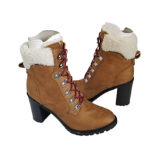 Nine West Peer Women&#39;s Sherpa Cuff Ankle Boots, - £35.55 GBP