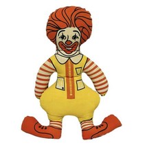 Vintage 1970&#39;s McDonalds Ronald McDonald 16 inch Plush Stuffed Doll Collectible - £18.76 GBP