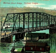 Portland Oregon OR Morrison Street Bridge 1911 Postcard Portland Post Card Co - £8.70 GBP