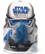 Star Wars Legacy Collection Holographic Transmission Count Dooku  - $342.52 MXN
