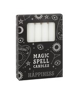 12 White Happiness Chime (Mini) Ritual Spell Candles! - $13.74 CAD