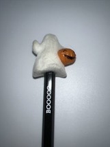 Vintage Halloween Pencil With Ghost Holding Pumpkin Topper BOOOOO - $14.99