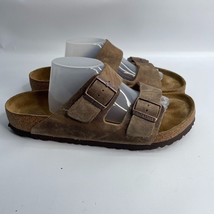 BIRKENSTOCK Arizona Tobacco Soft Footbed Oiled Leather Sandal Men&#39;s US 9... - $79.19