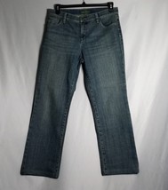 LRL Ralph Lauren Women&#39;s Straight Leg GreenCast Wash Denim Jeans Size 10 - £22.44 GBP