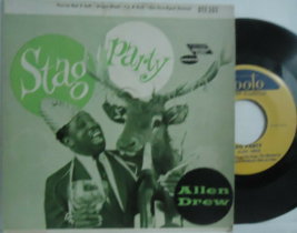 Allen Drew Stag Party 7&quot; E.P. DTE 262 Very Rare Out of Print - $8.59