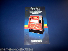 FIESTA R-83 ROWE 1979 ORIG JUKEBOX PHONOGRAPH MINI PROMO SALES FLYER   - $19.80