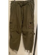 Suisse Sport Mens Cargo Convertible Pants Size L Hiking Outdoor - $19.79