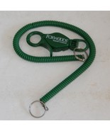 Foxwoods Resort Casino Green Plastic Spiral RECOILING Key Ring - $20.25 CAD