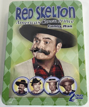 Red Skelton America&#39;s: Clown Prince Funny Man! Special Embossed Tin - 2 Dvd Set! - £5.81 GBP