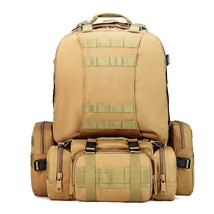 4 In 1 Climbing Men&#39;s Backpacks Bag Tactical Backpack for Men Waterproof Durable - £156.62 GBP