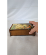 Reuge Swiss Mother &amp; Child Wooden Musical Jewelry Box - £31.66 GBP
