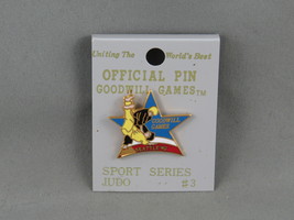 Vintage Sporting Event Pin - Goodwill Games 1990 Judo Event - Inlaid Pin... - £11.99 GBP