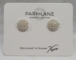 PARK LANE SWEET PEA Earrings set 1/2&quot; diameter everyday wear micro pearls - £36.90 GBP