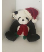 NWT Wishpets 2003 MANDY Christmas Holiday Panda Bear 14&quot; Plush Stuffed A... - £19.57 GBP