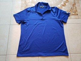 Mens Under Armour GOLF Blue Polo Shirt XXL - $24.50