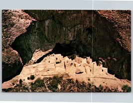 Tonto National Monument Upper Ruin Natural Cave Roosevelt Arizona Postcard - £4.31 GBP