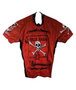 JOLLY ROGER Pirate Cycling Shirt Mens Size Medium Jersey WORLD Cycle Bik... - $21.78