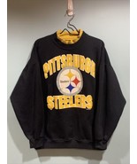 Vintage 1995 NFL NFLP Pittsburg Steelers Sweatshirt Dodger Tag Sz XL Mad... - £41.90 GBP