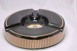 Trinidad Maduro Black and Gold Ceramic  Large Size Ashtray 9.5" Diameter image 2