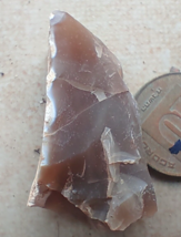 Natural MINERAL Rough Raw FLINT Ancient Stone Rock Modiin Israel #35 - £1.46 GBP