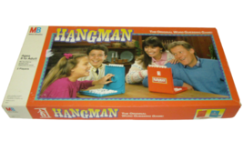 Vintage Hangman Board Game Milton Bradley #4623 With Original Box 1988 Red Blue - £8.52 GBP