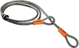 Kryptonite Kryptoflex Security Cable, 2.6Ft/4Ft/7Ft/30Ft Long, Grey/Orange - £23.77 GBP