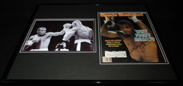 Sugar Ray Leonard Signed Framed 1986 Sports Illustrated Cover + Photo Set - $148.49