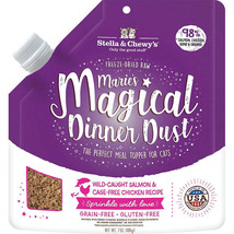 Stella And Chewys Cat Freeze-Dried Marie Magical Dinner Dust Salmon 7oz. - £32.28 GBP