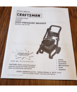 Sears Craftsman High Pressure Washer 580.767100 Original Owners Manual - $13.53 CAD