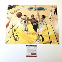 Tim Duncan signed 11x14 photo PSA/DNA San Antonio Spurs Autographed - £1,199.02 GBP