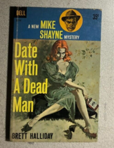 DATE WITH A DEAD MAN Mike Shayne Brett Halliday (1960) Dell paperback 1st - £10.90 GBP