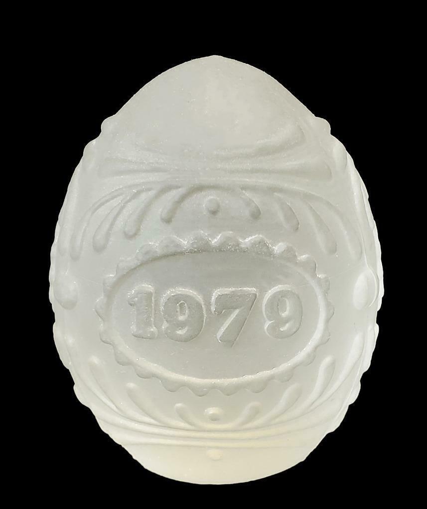1979 GOEBEL Annual Crystal Glass EASTER EGG First Edition FREE SHIP - $21.50