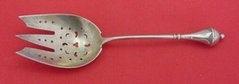 Albert Coles Sterling Vegetable Serving Fork 3-D 9 1/4" Pierced Antique - $1,505.81 CAD