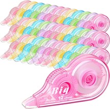 36 Pcs. Of Colorful Original Correction Tape, White Wide Tape Wipe Out Easy To - £28.08 GBP