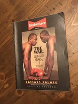 1989 Sugar Ray Leonard vs Tommy Hearns II Vtg Boxing Fight Program With ... - $29.99