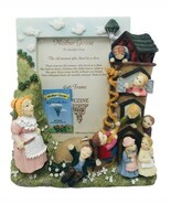 Vintage Mother Goose Dezine 3D Collection Woman Lived in Shoe Photo Fram... - $16.25